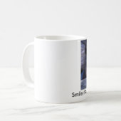 Lächelnde Pferdkaffee-Tasse Kaffeetasse (Vorderseite Links)