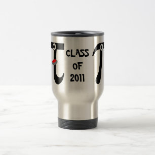 Lächelnde Pi-Klasse 2011 Aluminium-Reisemug Reisebecher