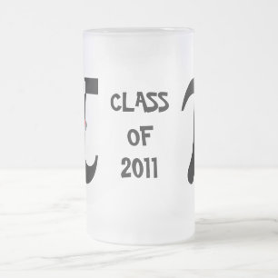 Lächelnde Pi-Klasse 2011 Mattglas-Tasse Mattglas Bierglas