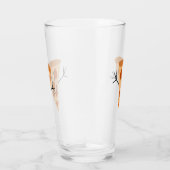 Lächelnde Pizza Glas (Rechts)