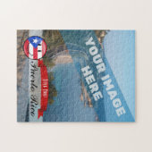 Lächelnde puerto-ricanische Flagge Puzzle (Horizontal)