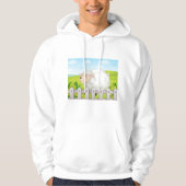 Lächelnde Schafe Hoodie (Vorderseite)