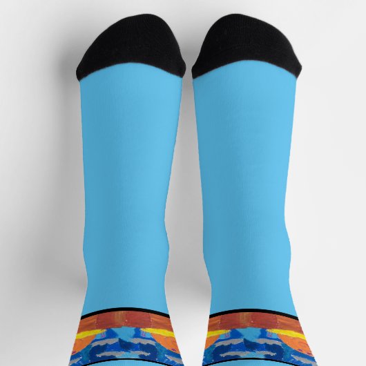 Lächelnde Schnecke Socken (Oben)