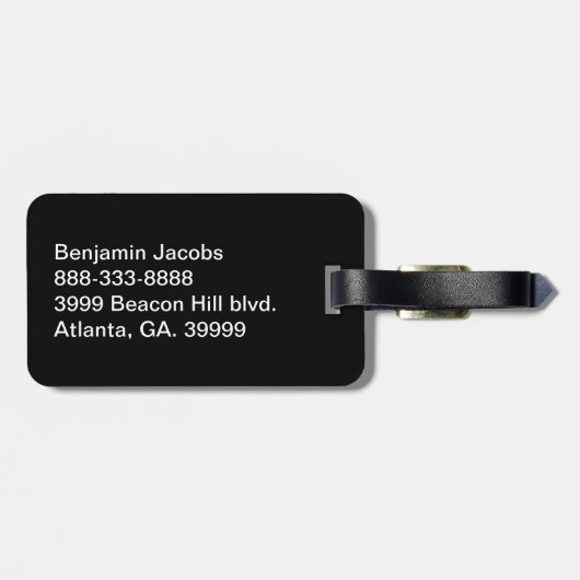 Lächelnde Schweizer Flagge Gepäckanhänger (Rückseite horizontal)