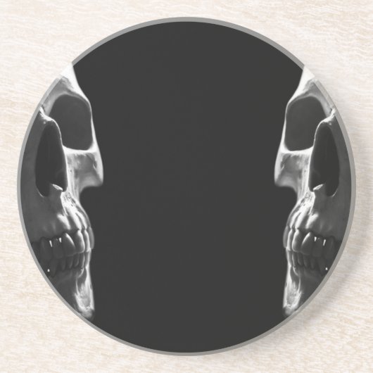 Lächelnde Skulls Getränkeuntersetzer (Vorne)