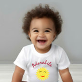 Lächelnde Sonne Baby T-shirt