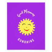 Lächelnde Sonne Fotodruck (Vorne)