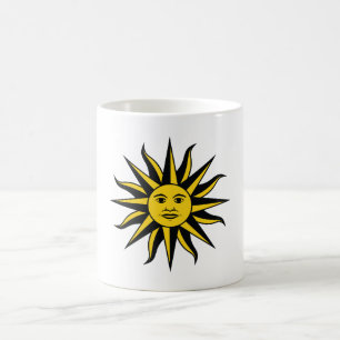 Lächelnde Sonne Kaffeetasse