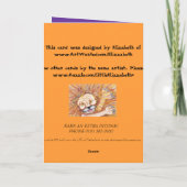 lächelnde Sonne Karte (Rückseite)