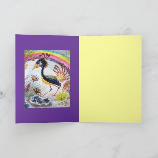 lächelnde Sonne Karte (Innenseite)