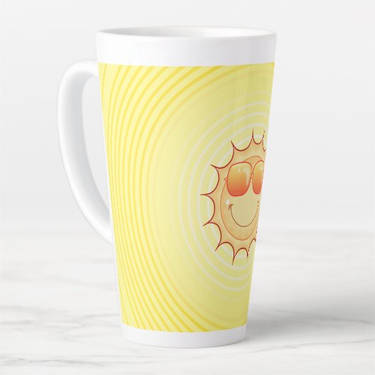 Lächelnde Sonne Milchtasse (Linke Ecke)