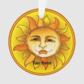 Lächelnde Sonne Ornament (Vorderseite)