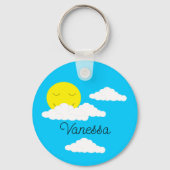 Lächelnde Sonne Schlüsselanhänger (Vorderseite)