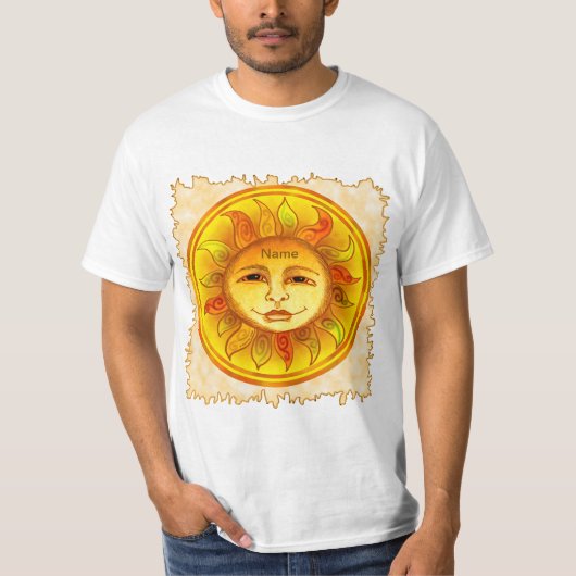 Lächelnde Sonne T-Shirt (Vorderseite)