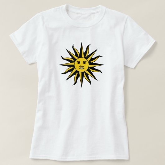 Lächelnde Sonne T-Shirt (Design vorne)