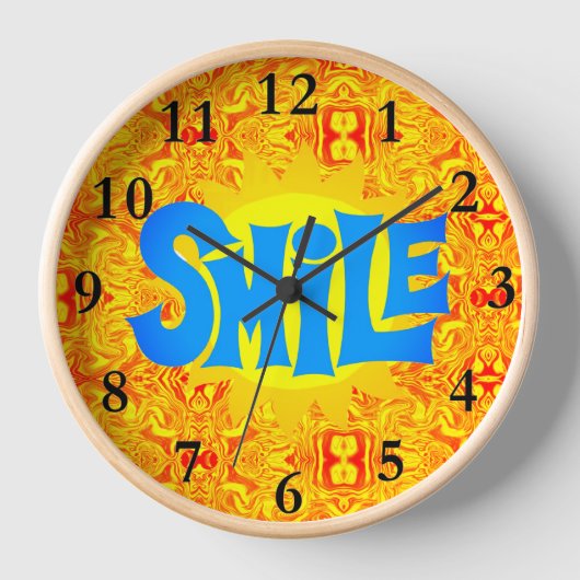 Lächelnde Sonne Uhr (Vorderseite)