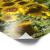 Lächelnde Sonnenblume - 11x14 Foto drucken (Ecke)