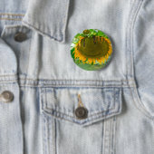 Lächelnde Sonnenblume Button (Beispiel)