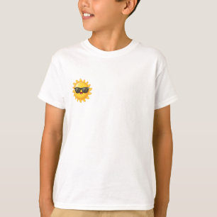 Lächelnde Sonnenbrille für sonnige Tage Kinder T-Shirt