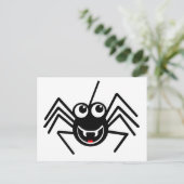 Lächelnde Spinne Postkarte (Stehend Vorderseite)