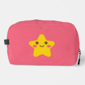Lächelnde Sterne Waschbeutel (Vorderseite)