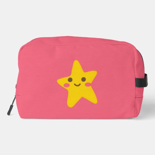 Lächelnde Sterne Waschbeutel (Rückseite)