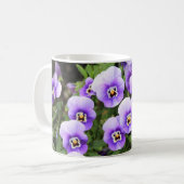 Lächelnde Stiefmütterchen Tasse (Vorderseite Links)