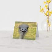 Lächelnde Strauß-Anmerkungs-Karte Karte (Gelbe Blume)