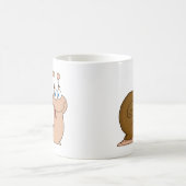 Lächelnde Superschnecke Kaffeetasse (Mittel)