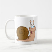 Lächelnde Superschnecke Kaffeetasse (Links)