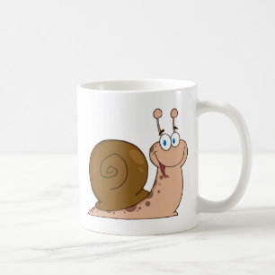 Lächelnde Superschnecke Kaffeetasse