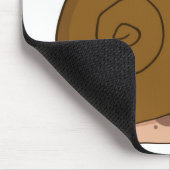 Lächelnde Superschnecke Mousepad (Ecke)