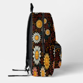 Lächelnde Täschchen & Wirbel Bedruckter Rucksack (Links)