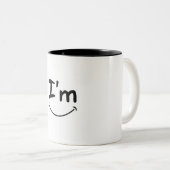 Lächelnde Tasse für Geschenke (VorderseiteRechts)