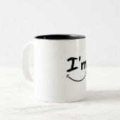 Lächelnde Tasse für Geschenke (Vorderseite Links)