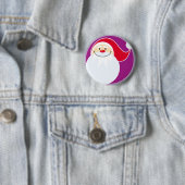 Lächelnde Taste für den Weihnachtsmann Button (Beispiel)