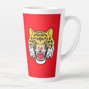 Lächelnde Tiger-Gesichtskunst-21876 Milchtasse