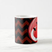 Lächelnde türkische Flagge Kaffeetasse (Mittel)
