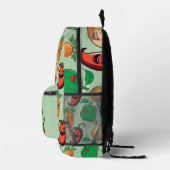 Lächelnde Veggies Bedruckter Rucksack (Rechts)