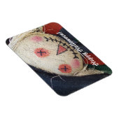 Lächelnde Vogelscheuche Magnet (Rechte Seite)