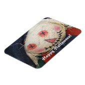 Lächelnde Vogelscheuche Magnet (Linke Seite)