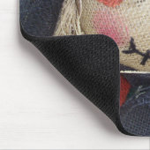 Lächelnde Vogelscheuche Mousepad (Ecke)