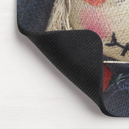 Lächelnde Vogelscheuche Mousepad (Ecke)