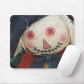 Lächelnde Vogelscheuche Mousepad (Mit Mouse)