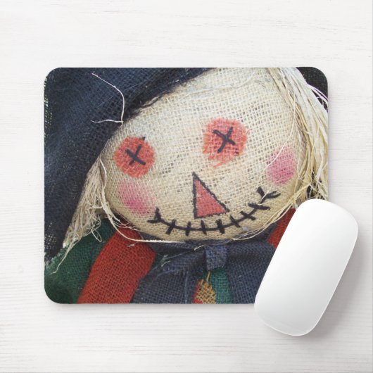 Lächelnde Vogelscheuche Mousepad (Mit Mouse)