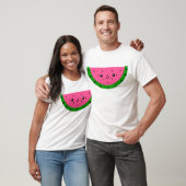 Lächelnde Wassermelone T-Shirt (Unisex)