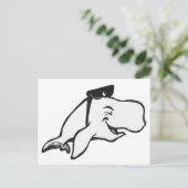 Lächelnde Whale Farbtafel Postkarte (Stehend Vorderseite)