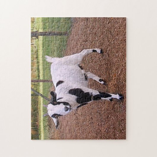 Lächelnde Ziege Puzzle (Vertikal)