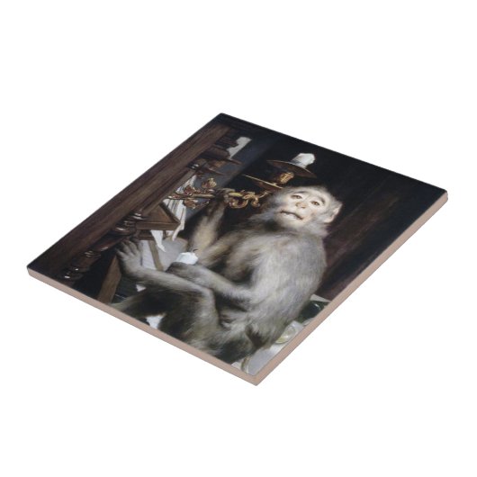 lächelnder Affe Fliese (Seite)