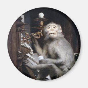 lächelnder Affe Magnet